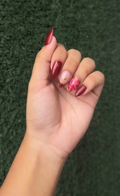 Red Ombre Gel Polish – Clawzy Nails
